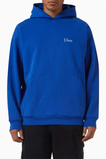 Classic Small Logo Hoodie in Cotton