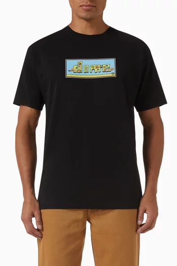 Logo World T-shirt in Cotton-jersey