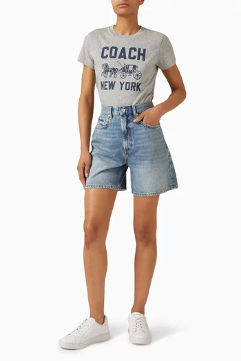 Horse And Carriage T-shirt in Cotton