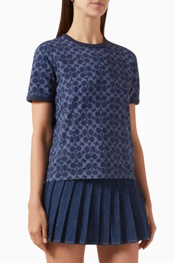 Signature Ringer T-shirt in Organic Cotton