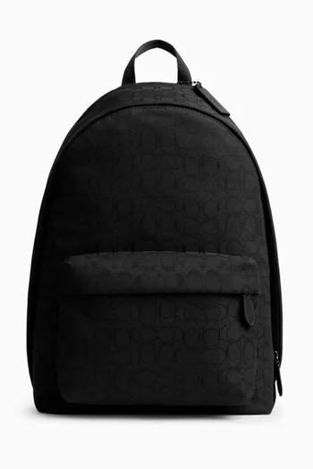 Hall Backpack in Signature Canvas
