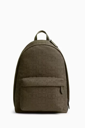 Hall Backpack in Signature Canvas