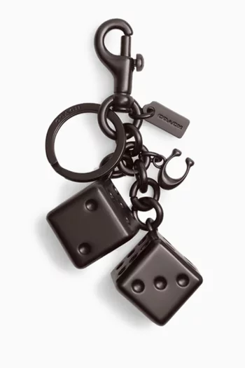 Dice Bag Charm in Metal