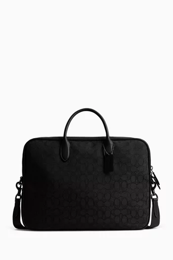 Theo Work Bag in Signature Canvas