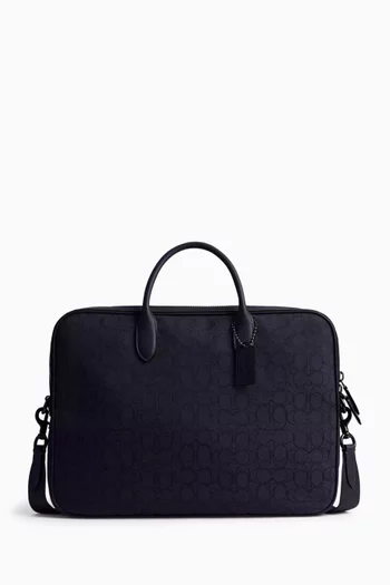 Theo Work Bag in Signature Canvas