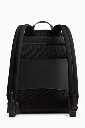 Theo Backpack in Signature Canvas