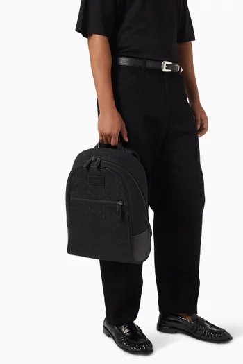 Theo Backpack in Signature Canvas