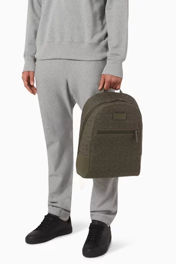 Theo Backpack in Signature Canvas