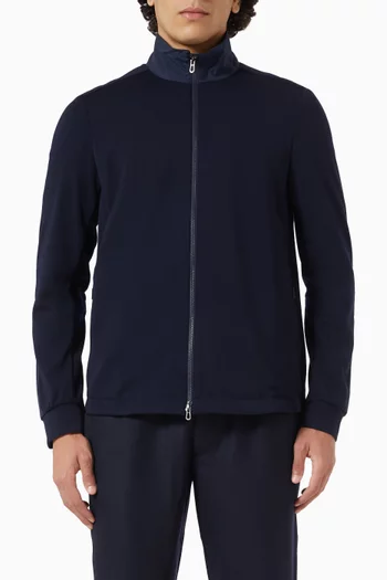 Explorer Zip Jacket in Wool-blend