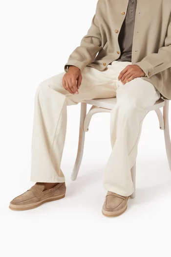 Penny Loafers in Suede
