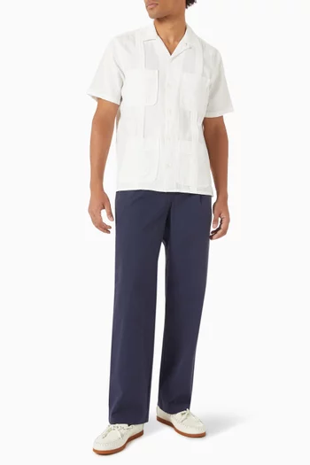 Cuban Shirt in Seersucker