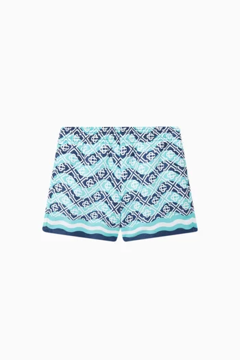 Monogram Wave Swim Shorts