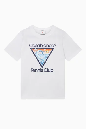 Tennis Club Icon T-shirt in Organic Cotton