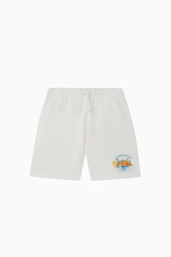 Oasis Printed Shorts in Organic Cotton