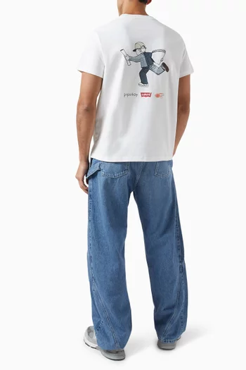 x Levis x BEAMS T-shirt in Cotton