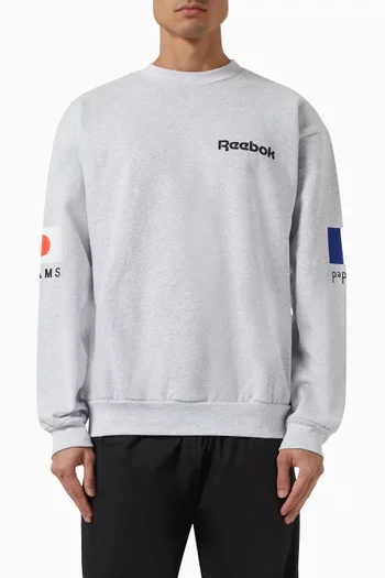 x Reebok x BEAMS Logo Sweatshirt