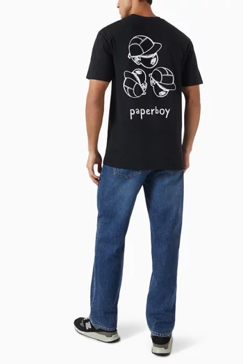 x Ounass Three-heads T-shirt in Cotton