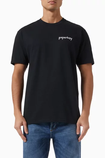 x Ounass Three-heads T-shirt in Cotton