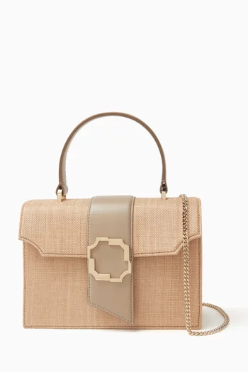 Small Audrey Bag in Raffia