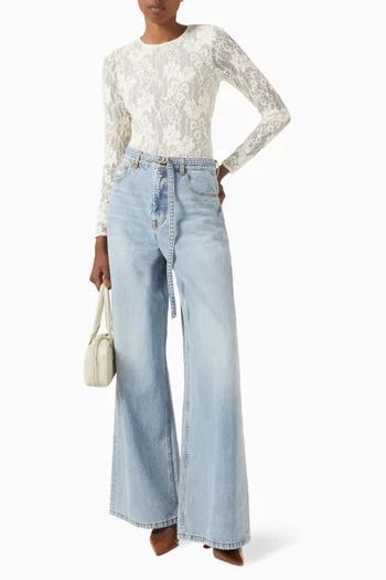 Illuminate Flared Jeans in Denim