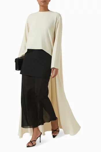 Sienna Top in Crepe Back Satin