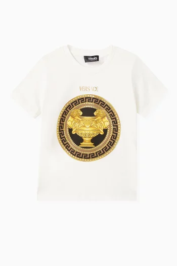 Logo Print T-shirt in Cotton