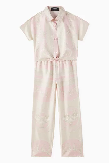 بنطال رياضي مزين بنقشة تروفي