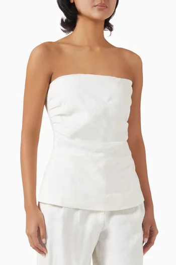 Alexa Top in Linen
