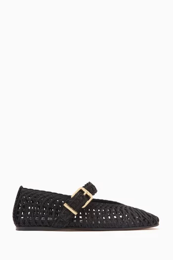 Reed Woven Ballet Flats