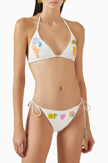 Beaded Kini Bikini Set