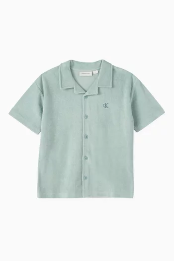 Relaxed Shirt in Towel Terry