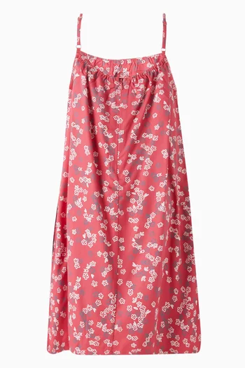 Floral-print Dress