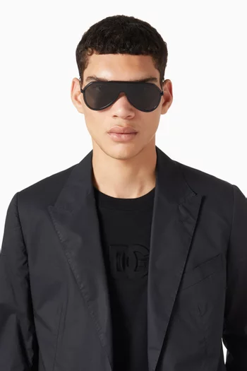 Aviator Sunglasses in Metal