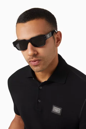 Square Sunglasses in Acetate