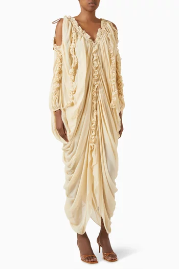 Illuminate Draped Maxi Dress