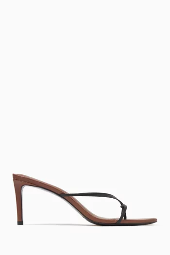 Jade 65 Mule Sandals in Leather