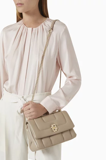 Icon Crossbody Bag in Faux Leather