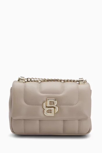 Icon Crossbody Bag in Faux Leather