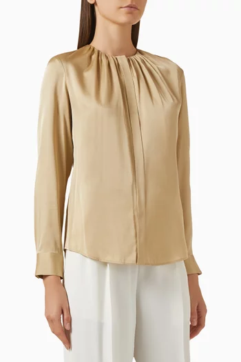 Banorah Shirt in Stretch Silk