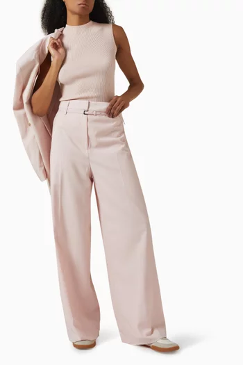 Mock-neck Top in Viscose Blend