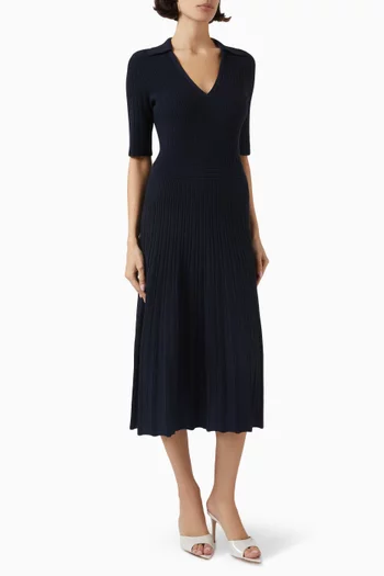 Fracie Midi Dress in Knit