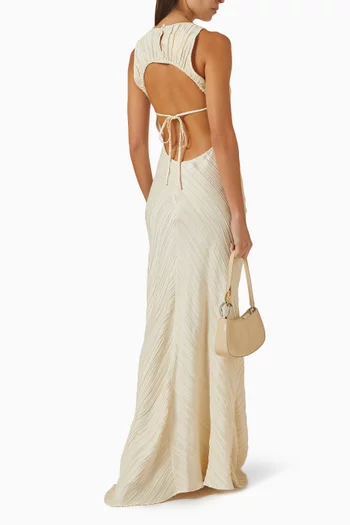 Raizzina Open-back Dress