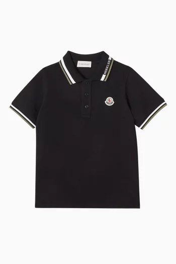 Logo Polo Shirt in Cotton-blend
