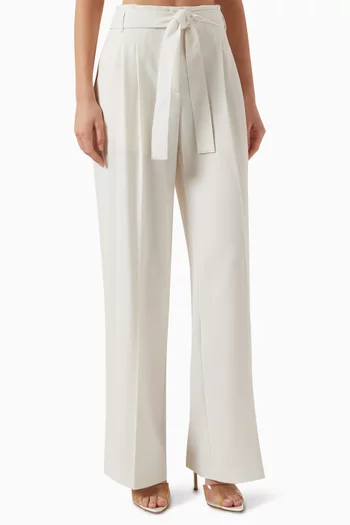 Relaxed Pants in Japanese Crepe