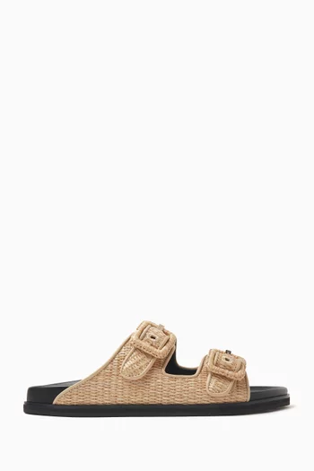 Freyah Slides in Raffia