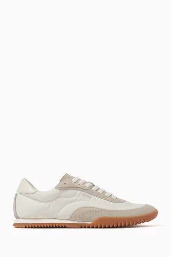 Carlynn Sneakers in Suede & Fabric
