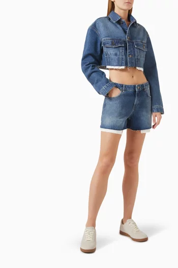 Denim Shorts in Organic Cotton