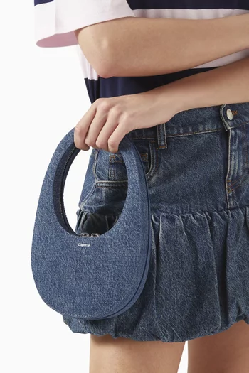 Mini Swipe Bag in Denim