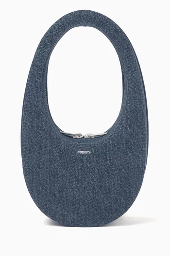Mini Swipe Bag in Denim