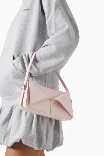 Belt Baguette Bag in Leather